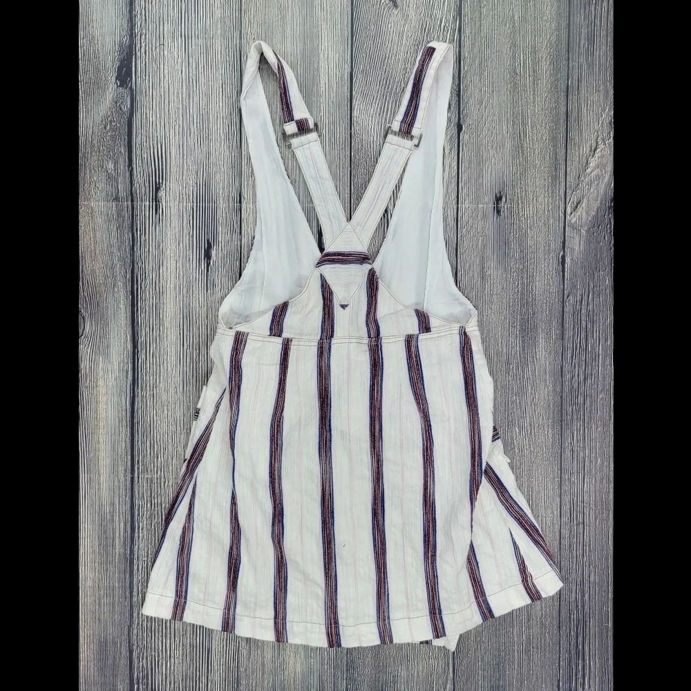 Free People Canyonlands Cotton Striped Overall Jumper Dress - Picture 8 of 14
